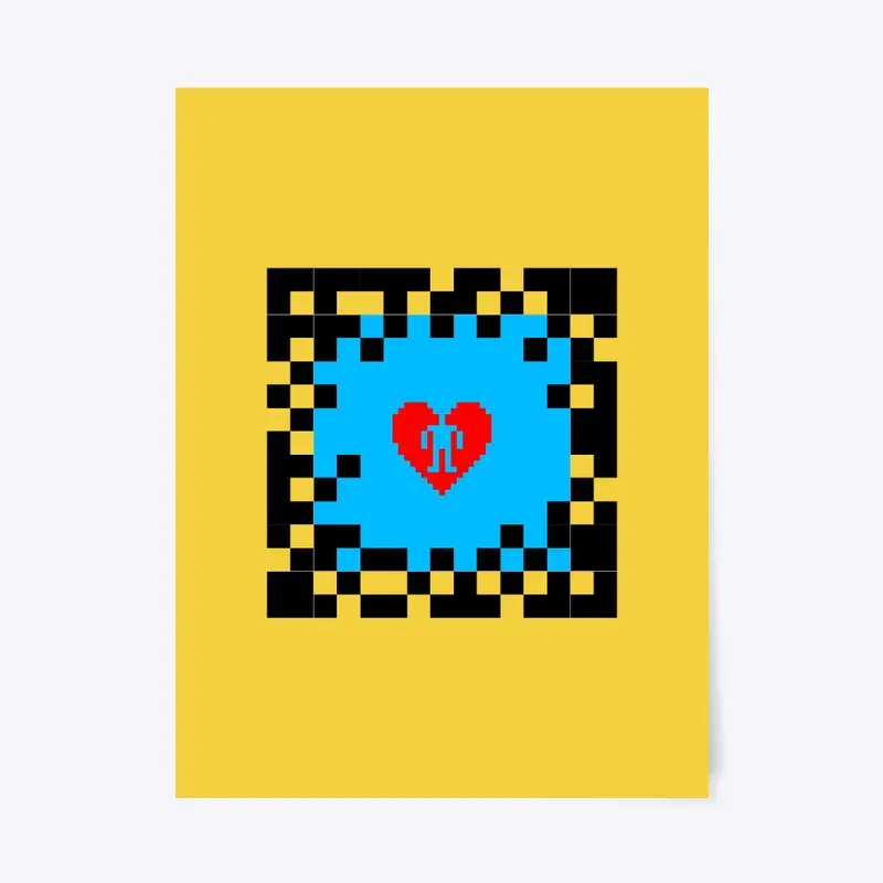 Colorful Pixel Heart