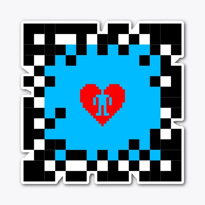 Colorful Pixel Heart